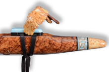 Honduran Rosewood Root Burl Native American Flute, Minor, Mid F#-4, #M14K (16)
